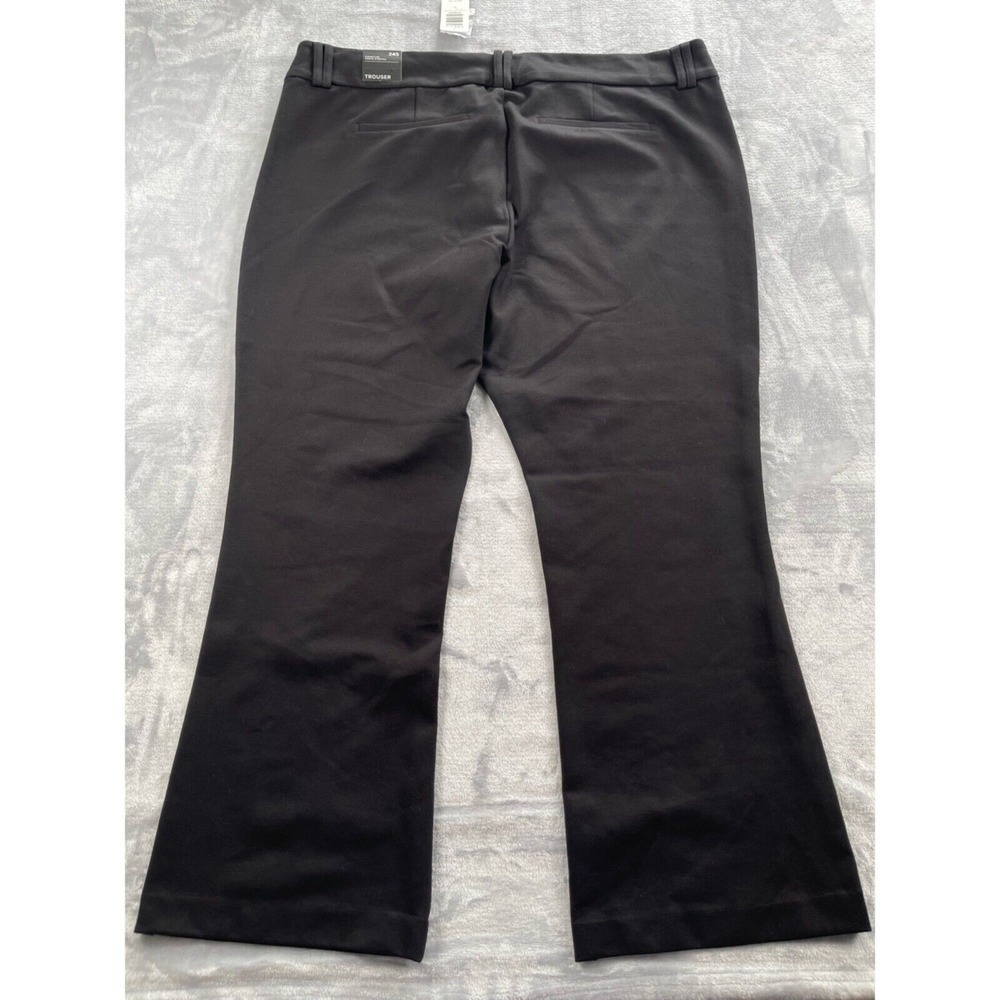 Studio by Torrid Pants Womens Plus 24 Black Luxe Ponte Knit Bootcut Trouser - Picture 2 of 14